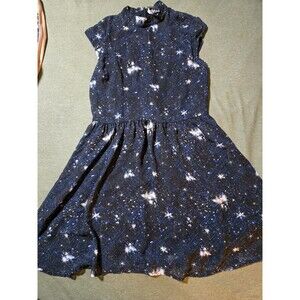 Star Wars Tie Fighter Womens/juniors Size Large Fit And Flare Dress Cap Sleeve